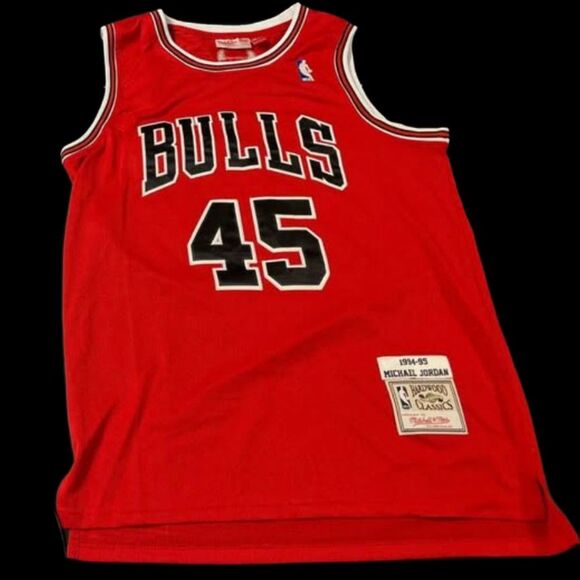 Michael Jordan Mitchell & Ness Authentic Chicago Bulls #45 Jersey 1994-95 44 L